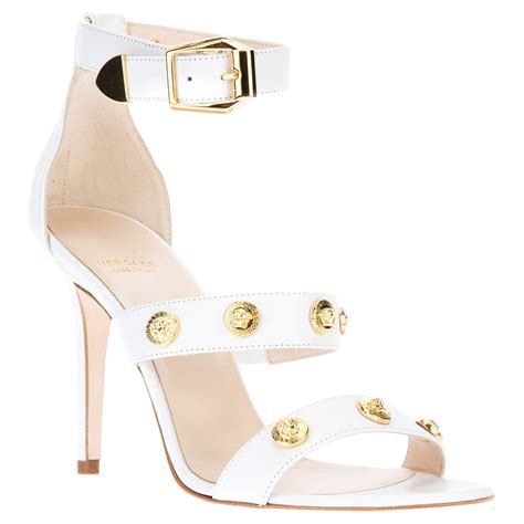 versace palazzo pumps white|versace pink shopping bag.